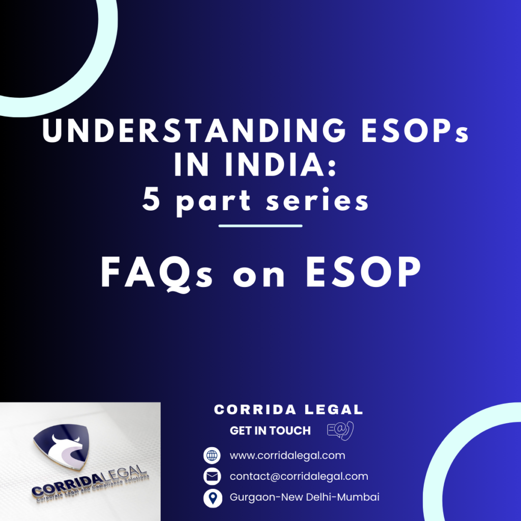 This image pertains to FAQs on ESOP.