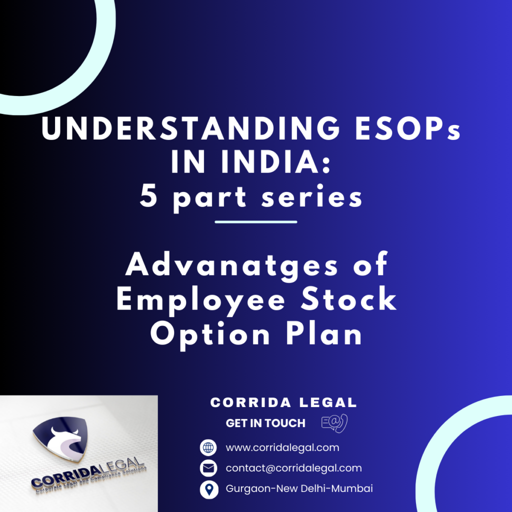 This image pertains to Advantages of Employee Stock Option Plan